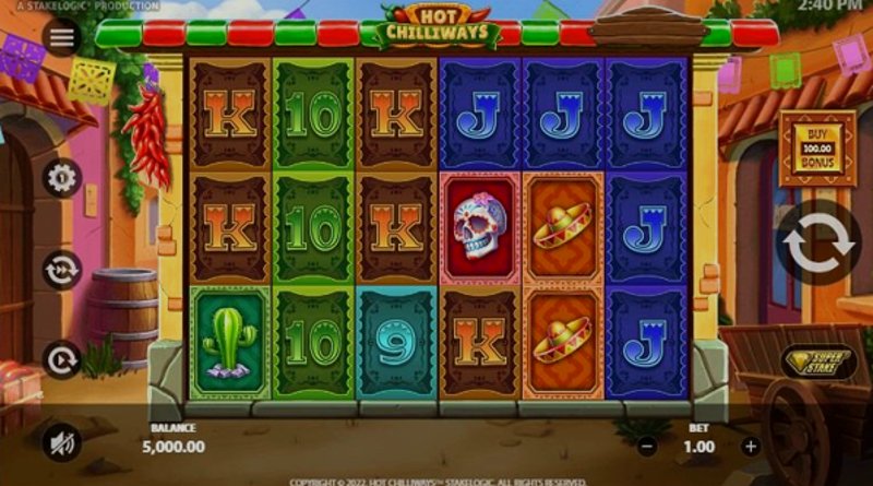 Play Hot Chilliways by Stakelogic at 1Win Casino