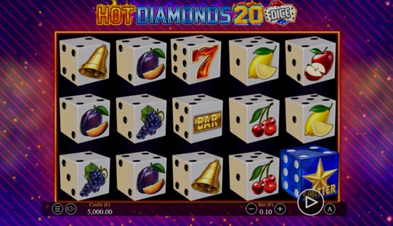 Play Hot Diamonds 20 by Zeus Play at 1Win Casino