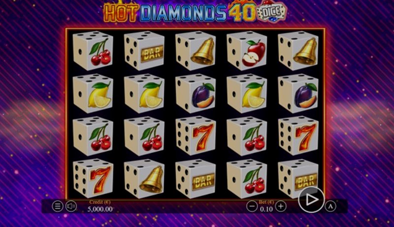 Play Hot Diamonds 40 by Zeus Play at 1Win Casino