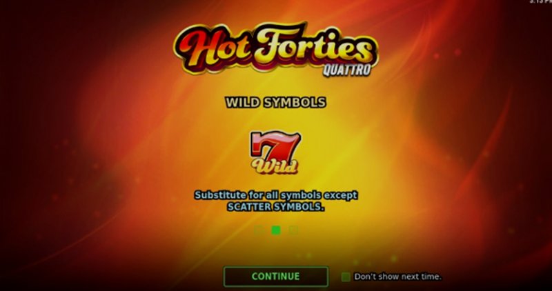 Play Hot Forties Quattro by Stakelogic at 1Win Casino