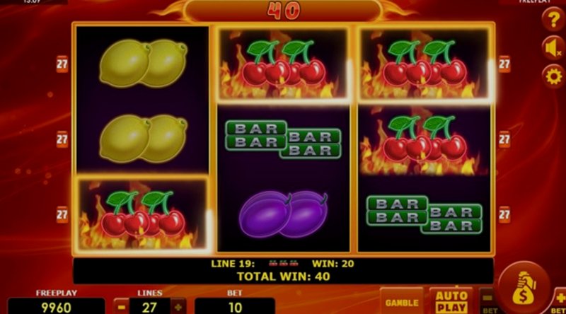 Play Hot Fruits 27 by Amatic at 1Win Casino