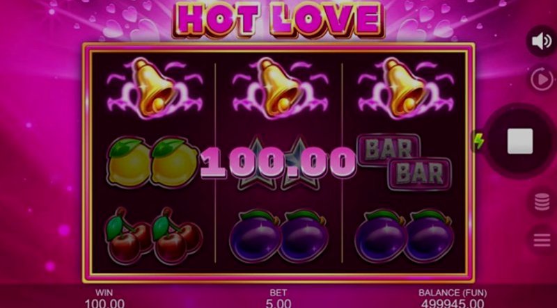 Play Hot Love by Gamzix at 1Win Casino