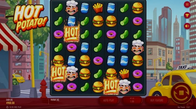 Play Hot Potato! by Thunderkick at 1Win Casino