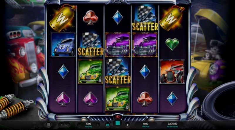 Play Hot Rod Racers by Relax at 1Win Casino