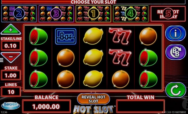 Play Hot Slot by Red Tiger at 1Win Casino