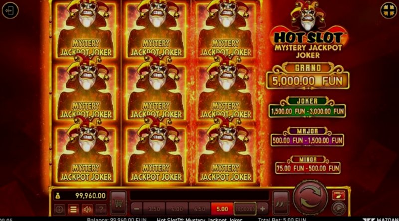 Play Hot Slot™: Mystery Jackpot Joker by Wazdan at 1Win Casino