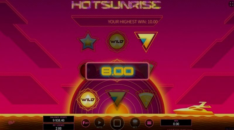 Play Hot Sunrise by Bf Games at 1Win Casino