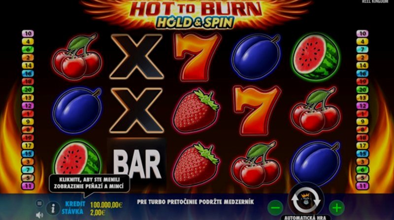 Play Hot to Burn Hold and Spin by Pragmatic at 1Win Casino