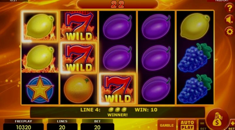 Play Hottest Fruits 20 by Amatic at 1Win Casino