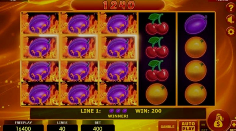 Play Hottest Fruits 40 by Amatic at 1Win Casino