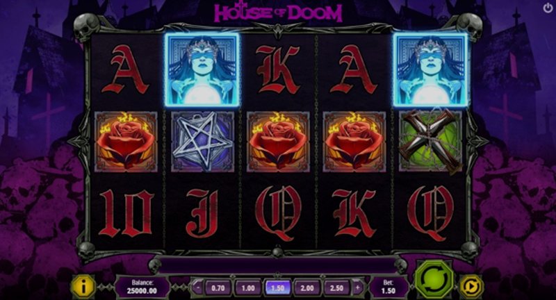 Play House of Doom by Playn Go at 1Win Casino