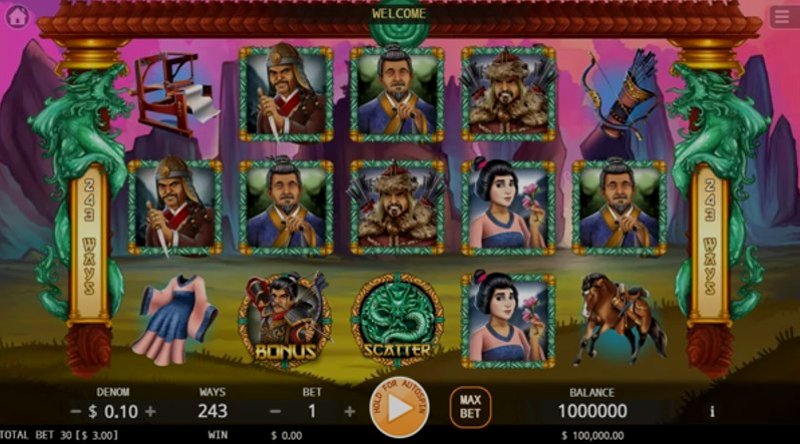 Play Hua Mulan by Kaga at 1Win Casino