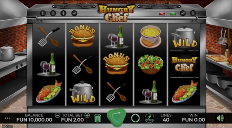 Play Hungry Chef by Caleta at 1Win Casino