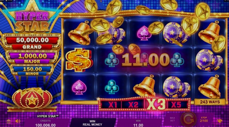 Play Hyper Star by Microgaming at 1Win Casino