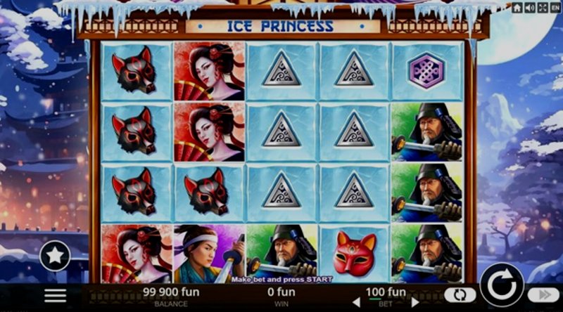 Play Ice Princess by Belatra at 1Win Casino