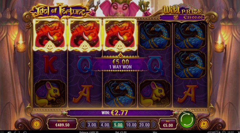 Play Idol of Fortune by Playn Go at 1Win Casino