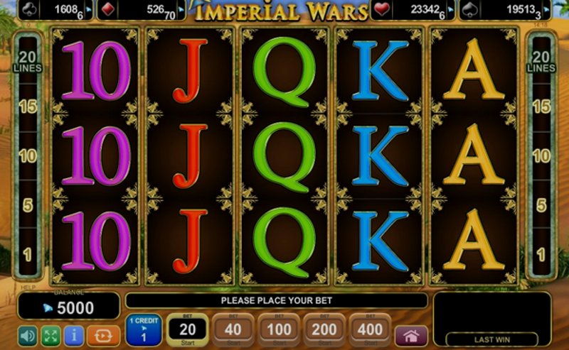 Play Imperial Wars by Amusnet Interactive at 1Win Casino