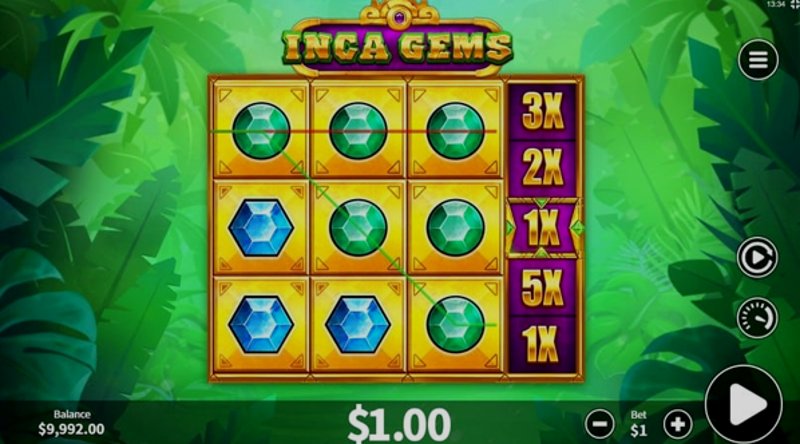 Play Inca Gems by Skywind at 1Win Casino