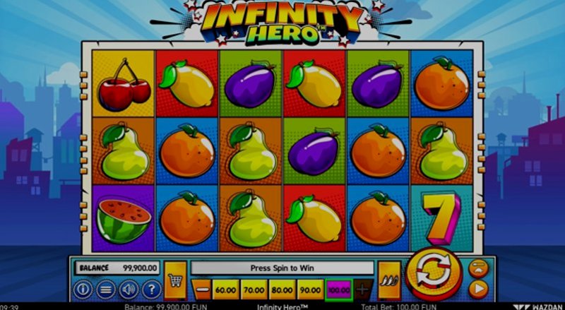 Play Infinity Hero by Wazdan at 1Win Casino