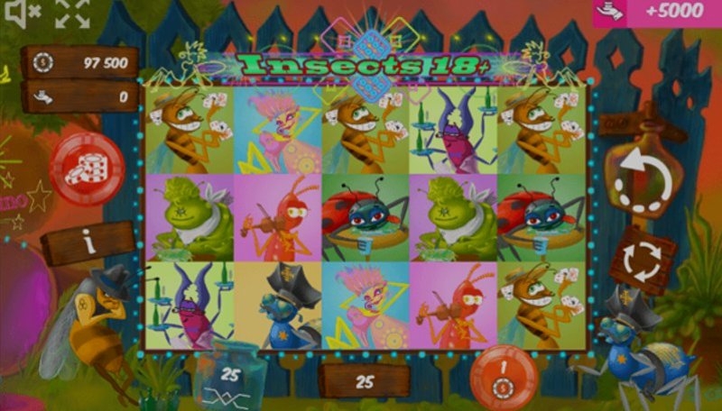 Play Insects 18+ by Mrslotty at 1Win Casino