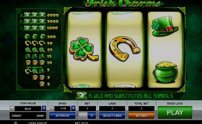 Play Irish Charms by Pragmatic at 1Win Casino