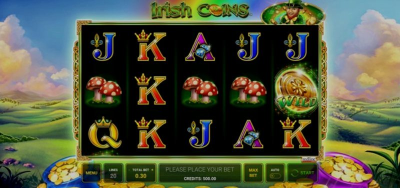 Play Irish Coins by Revolver at 1Win Casino