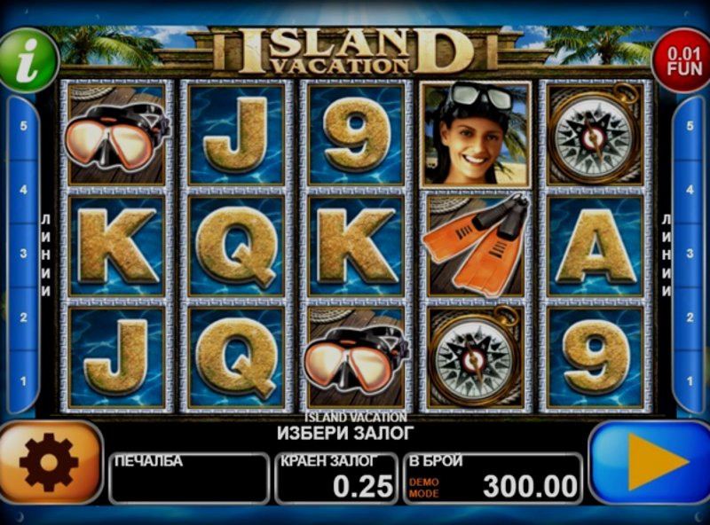 Play Island Vacation by Ct Interactive at 1Win Casino