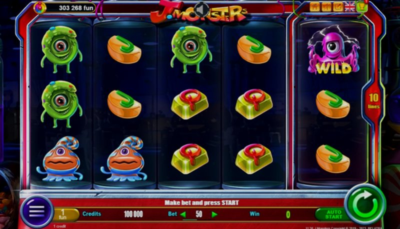 Play J. Monsters by Belatra at 1Win Casino