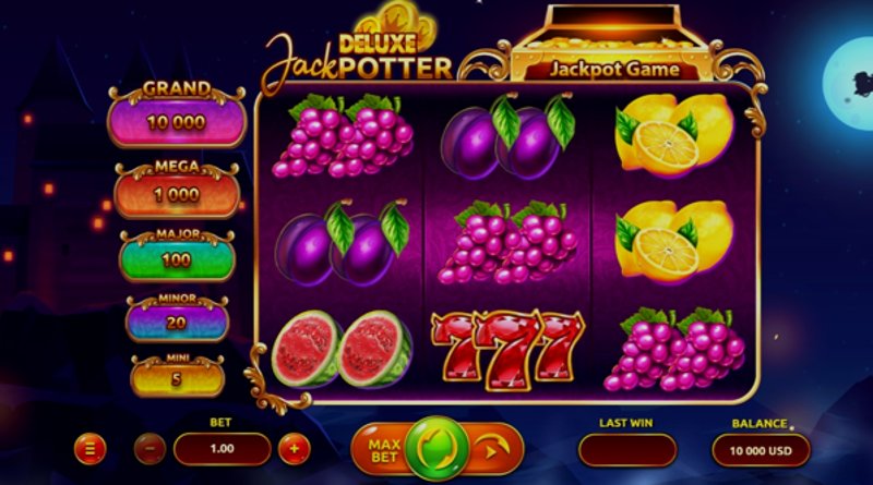 Play Jack Potter Deluxe by Onlyplay at 1Win Casino