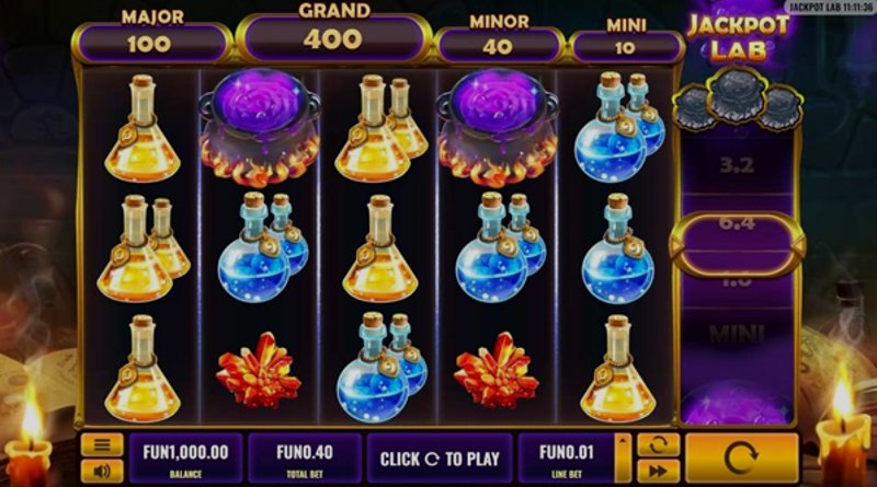 Play Jackpot Lab by Platipus at 1Win Casino