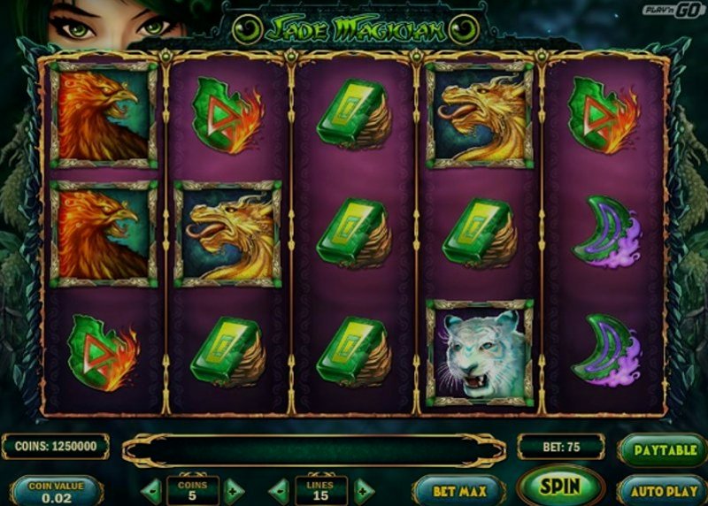 Play Jade Magician by Playn Go at 1Win Casino