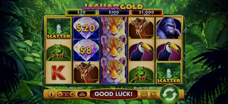 Play Jaguar Gold by Skywind at 1Win Casino