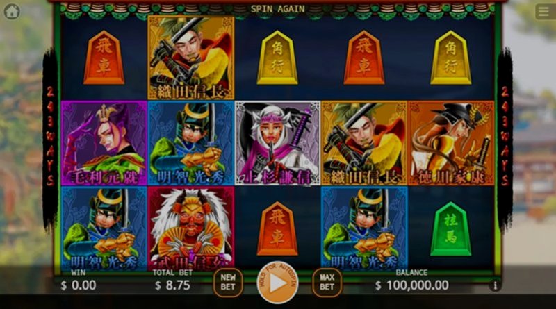 Play Japanese 7 Heroes by Kagaming at 1Win Casino