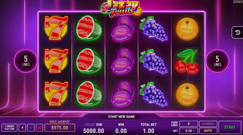 Play Jazzy Fruits by Fazi at 1Win Casino