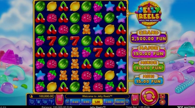 Play Jelly Reels by Wazdan at 1Win Casino