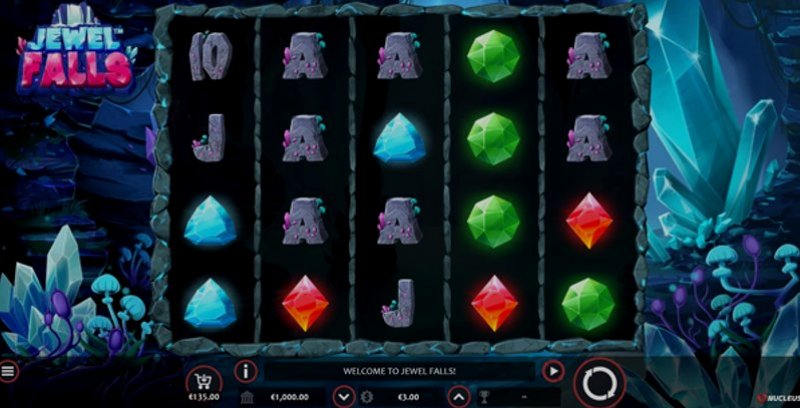 Play Jewel Falls by Nucleus Gaming at 1Win Casino