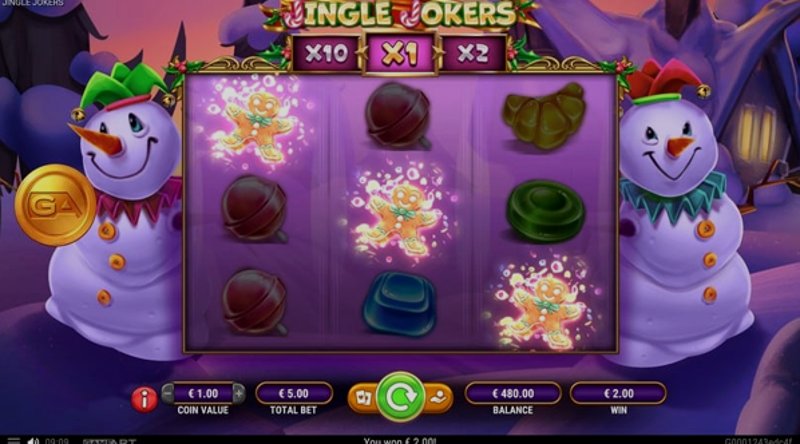 Play Jingle Jokers by Gameart at 1Win Casino