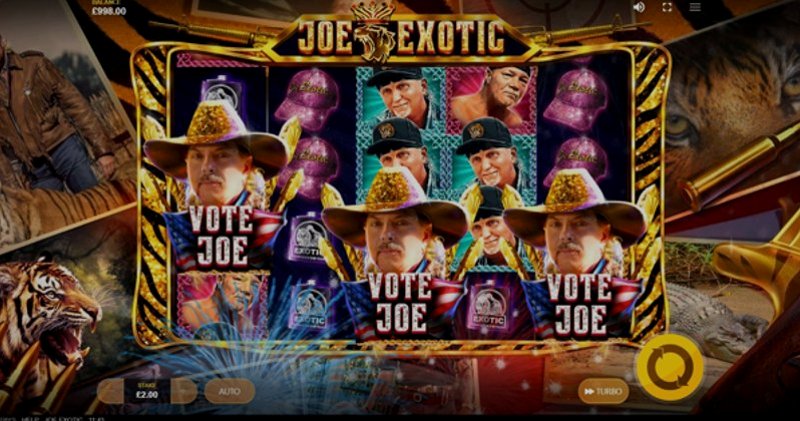 Play Joe Exotic by Redtiger at 1Win Casino