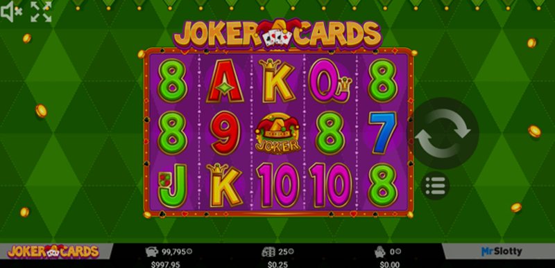 Play Joker Cards by Mrslotty at 1Win Casino