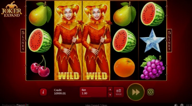 Play Joker Expand: 5 lines by Playson at 1Win Casino