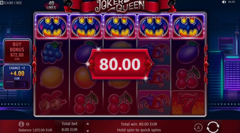 Play Joker Queen by Bgaming at 1Win Casino