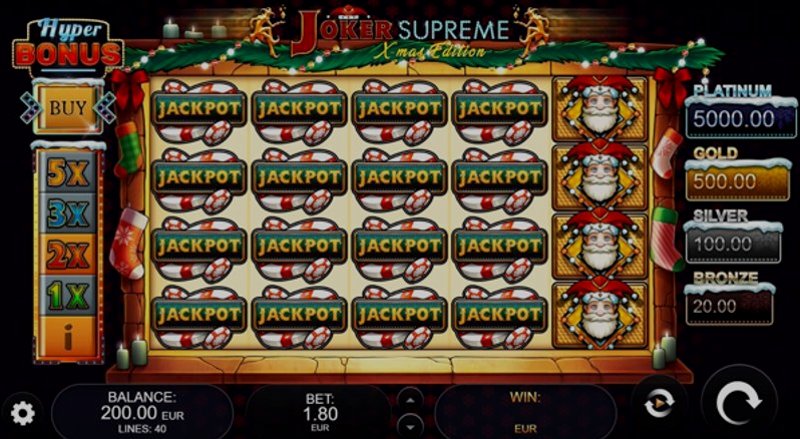 Play Joker Supreme Xmas Edition by Kalamba at 1Win Casino