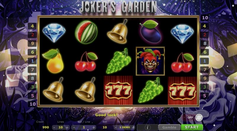 Play Jokers Garden by 5 Men Gaming at 1Win Casino