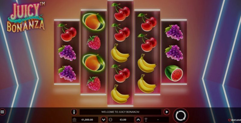 Play Juicy Bonanza by Nucleus Gaming at 1Win Casino