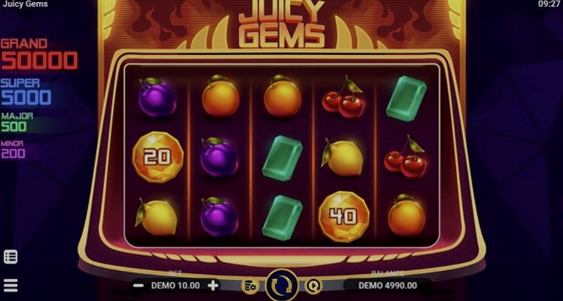 Play Juicy Gems by Evoplay at 1Win Casino