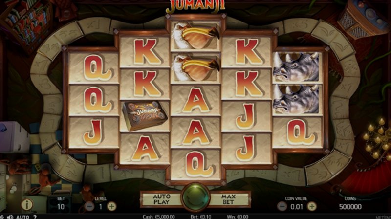 Play Jumanji by Netent at 1Win Casino