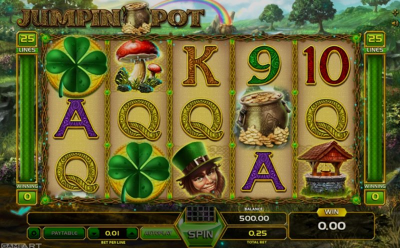 Play Jumpin Pot by Gameart at 1Win Casino