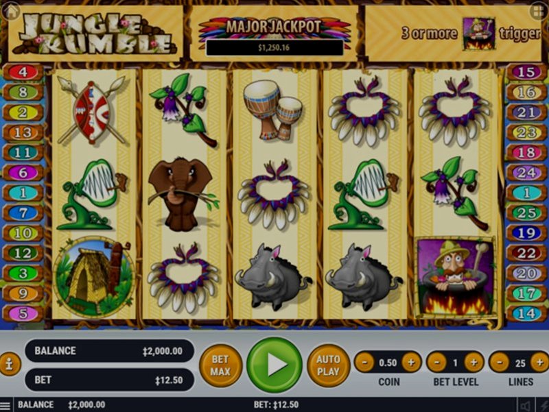 Play Jungle Rumble by Habanero at 1Win Casino