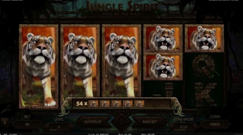 Play Jungle Spirit: Call of the Wild by Netent at 1Win Casino