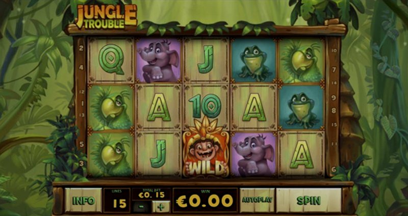 Play Jungle Trouble by Playtech at 1Win Casino